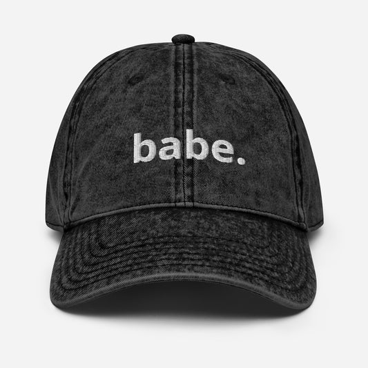 babe city vintage hat